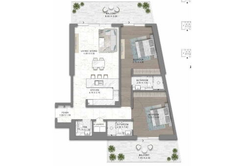 2BR - 2