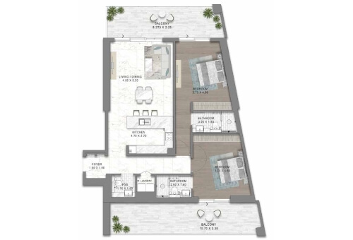 2BR - 2