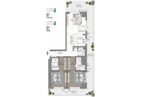 2BR - 2