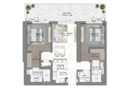 2BR - 2