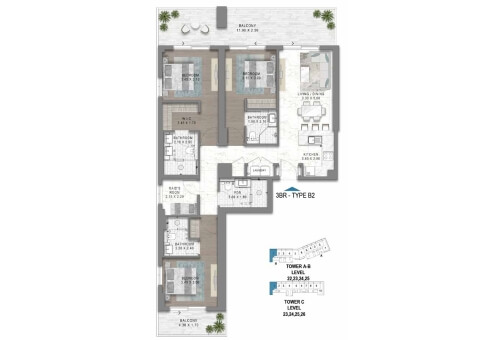 3BR - 3