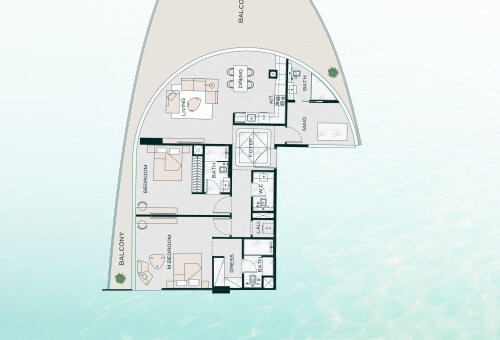 2BR - 3