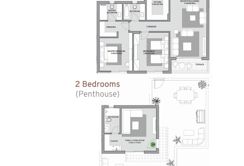 2BR PENTHOUSE - 1
