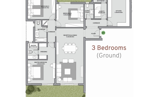 3BR GROUND - 2