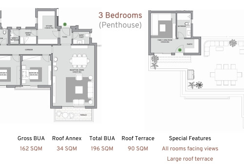 3BR PENTHOUSE - 2