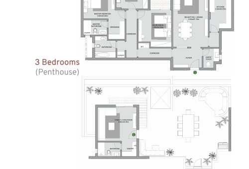 3BR PENTHOUSE - 2