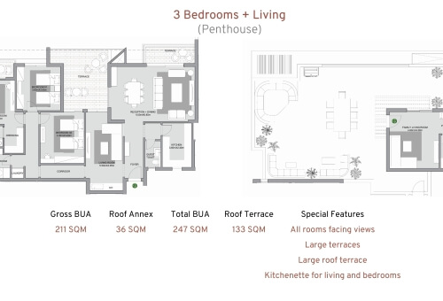 3BR PENTHOUSE - 2