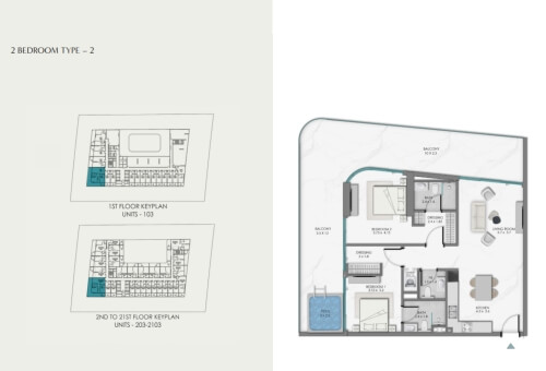 2BR - 3