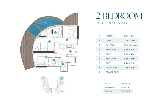 2BR - 3