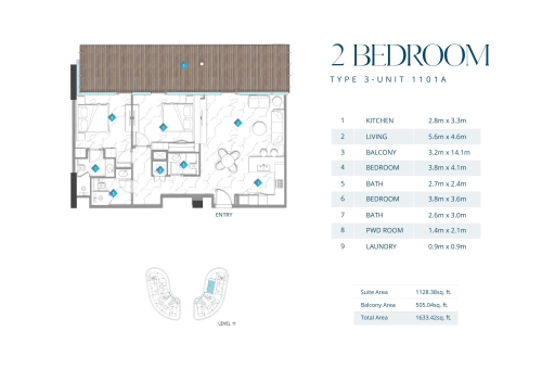 2BR - 3