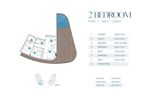 2BR - 3