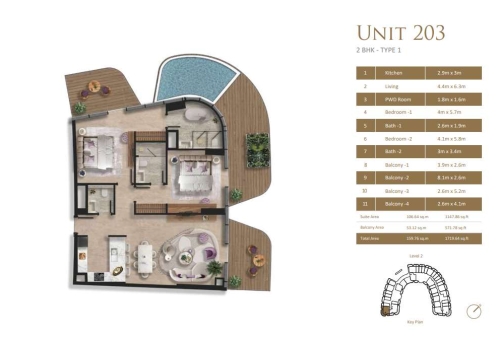 2BR - 3