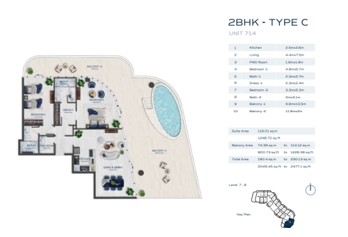 2BR - 2