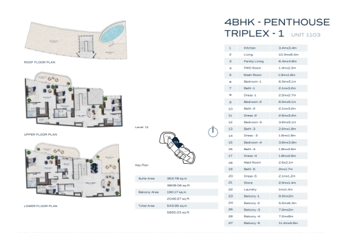 4BR PENTHOUSE - 4