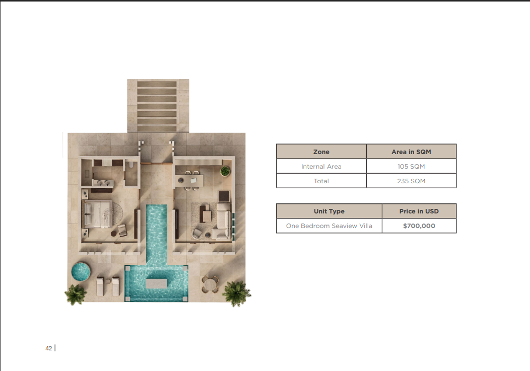 1BR Seaview Villa