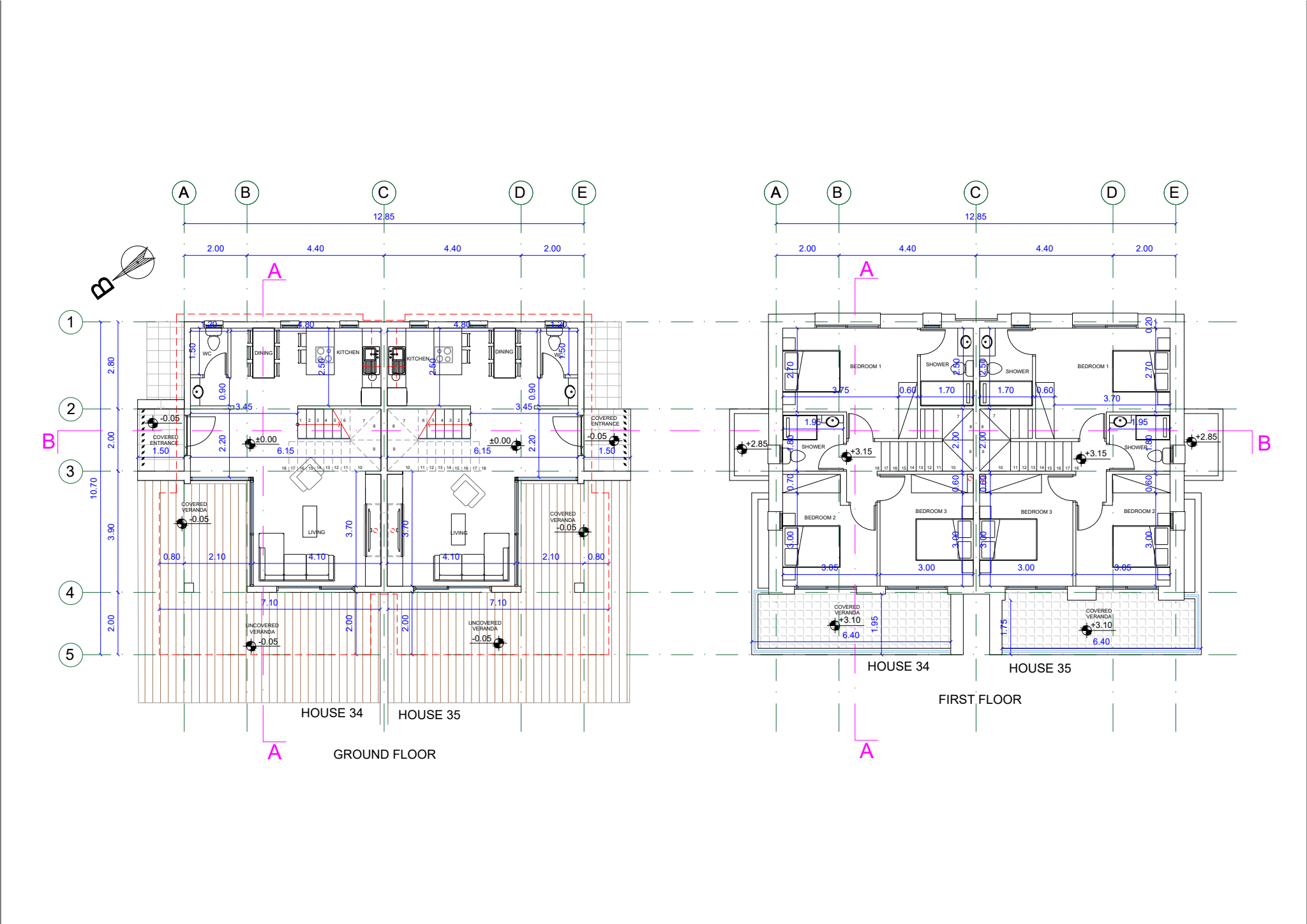 House 34 — east-facing layout